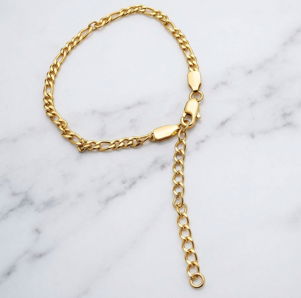 Pulsera Estilo Cartier Oro Laminado 18k - Mujer