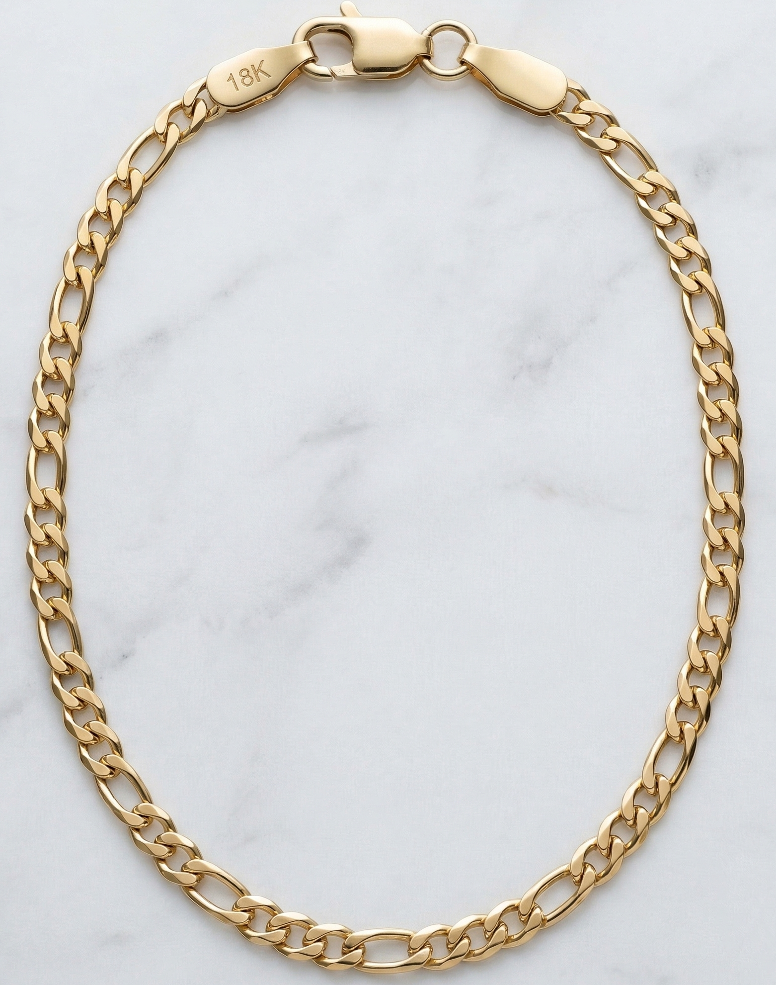 Pulsera Estilo Cartier para Hombre en Oro Laminado 18k (3mm)