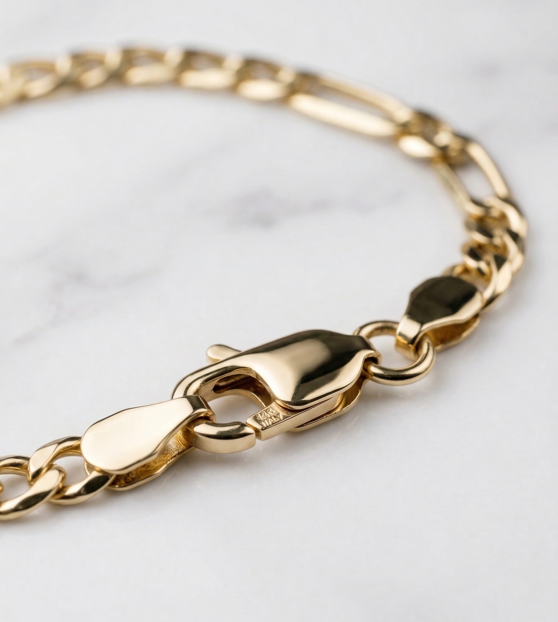 Pulsera Estilo Cartier para Hombre en Oro Laminado 18k (3mm)