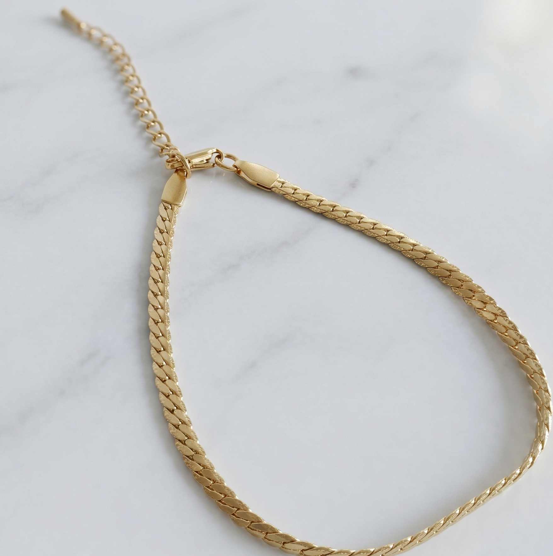 Pulsera Grabada en Oro Laminado 18k (3mm)