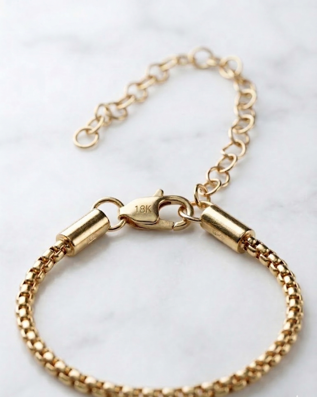 Pulsera Veneciana para Mujer en Oro Laminado 18k (2mm)
