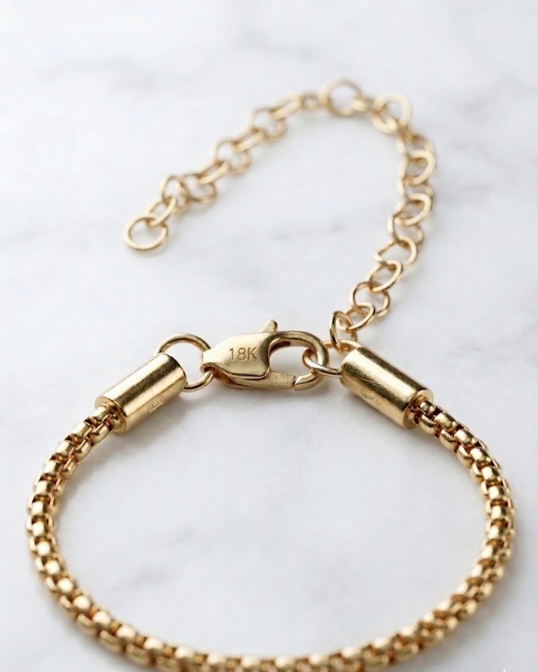 Pulsera Veneciana para Mujer en Oro Laminado 18k (2mm)