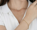 Pulsera Veneciana para Mujer en Oro Laminado 18k (2mm)